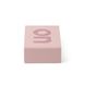 Будильник FLIP+ OFF/ON, резиновый/10,4*3*6,5 cm/розовый
