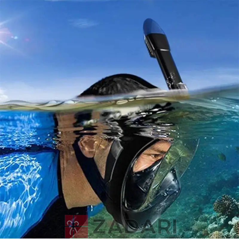 Дайвинг маска Tribord Easybreath для подводного плавания (снорклинга) c креплением для камеры PLM01-CDF03