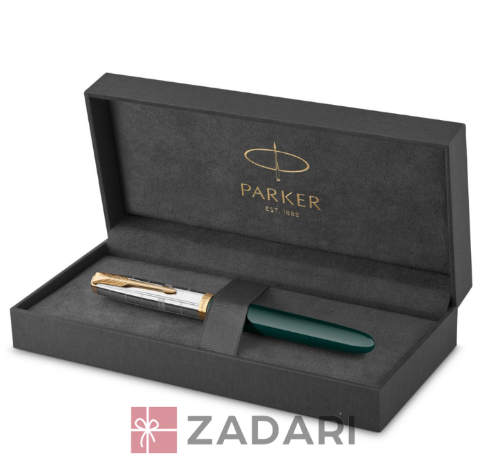Ручка перова Parker PARKER 51 Premium Forest Green GT FP F 56 311