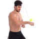 Тренажер для боксу (файтбол), м'яч для реакції на гумці, fightball, м'яч тенісний LOP01-UYT03