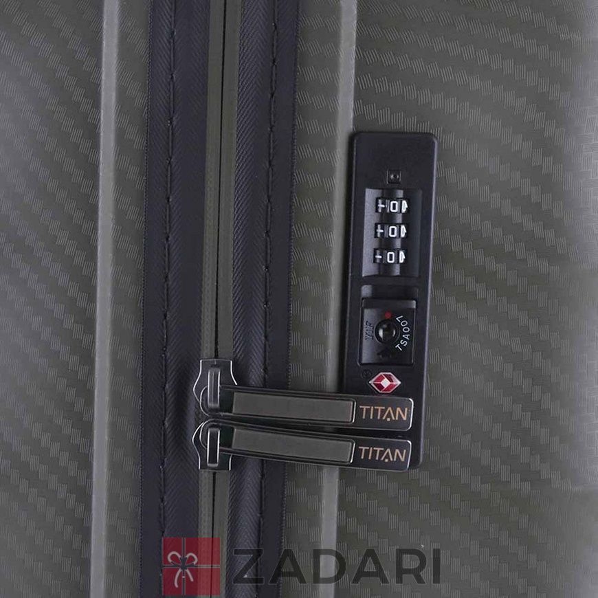 Чемодан на 4 колесах Titan HIGHLIGHT/Khaki S Маленький Ti842406-86