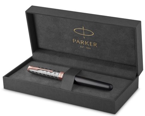 Ручка перьевая Parker SONNET 17 Metal & Grey Lacquer PGT FP F 68 211