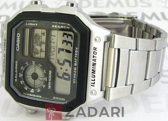 Мужские часы Casio Standard Digital AE-1200WHD-1AVEF