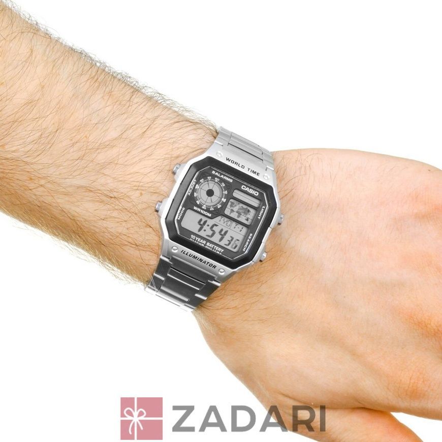 Мужские часы Casio Standard Digital AE-1200WHD-1AVEF