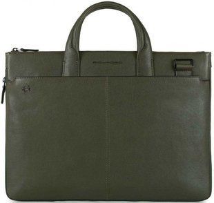 Cумка Piquadro Black Square/Green CA4021B3_VE