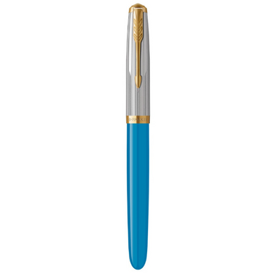 Ручка перьевая Parker PARKER 51 Premium Turquoise GT FP F 56 411