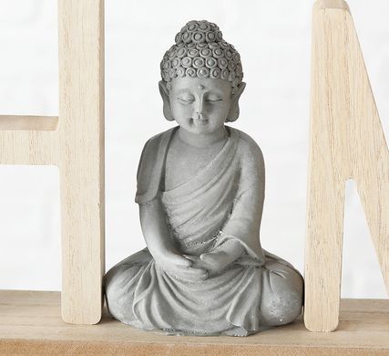 Декоративная надпись с фигурой Будды (Home/Relax) МДФ 38*16 см 1020837