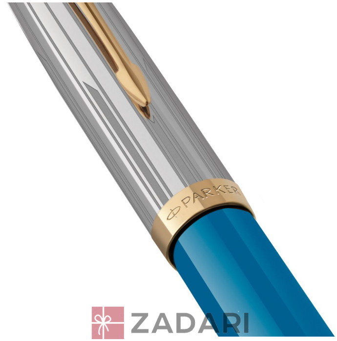 Ручка перова Parker PARKER 51 Premium Turquoise GT FP F 56 411