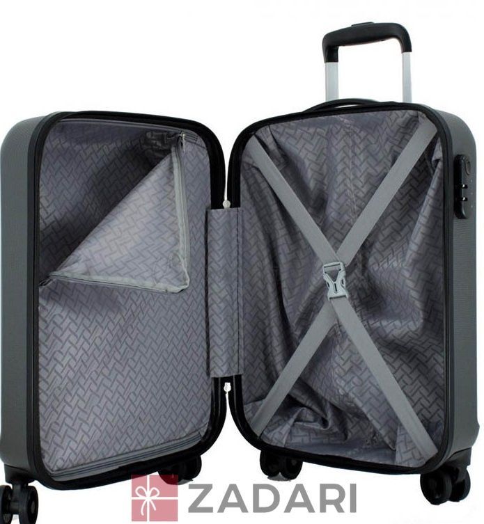 Чемодан на 4 колесах Travelite YAMBA 8W/Anthracite Маленький серый TL075247-04