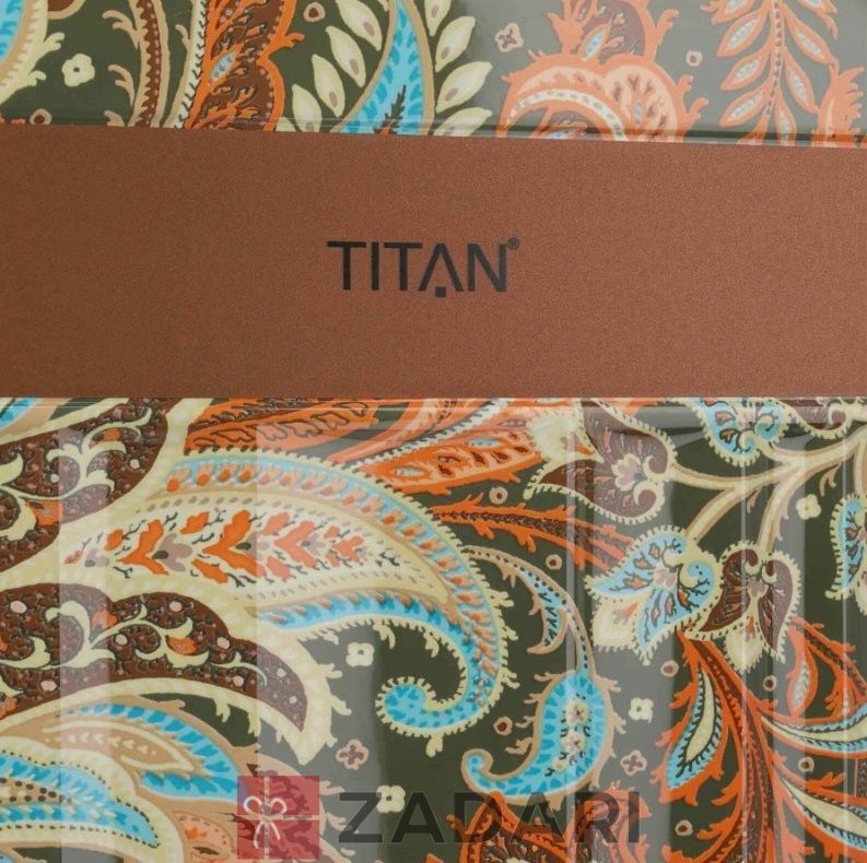 Чемодан  на 4 колесах Titan Spotlight Flash Paisley Bronze L Большой Ti831404-60
