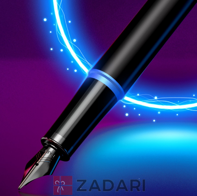 Ручка перова Parker IM 17 Professional Vibrant Rings Marine Blue BT FP F 27 011