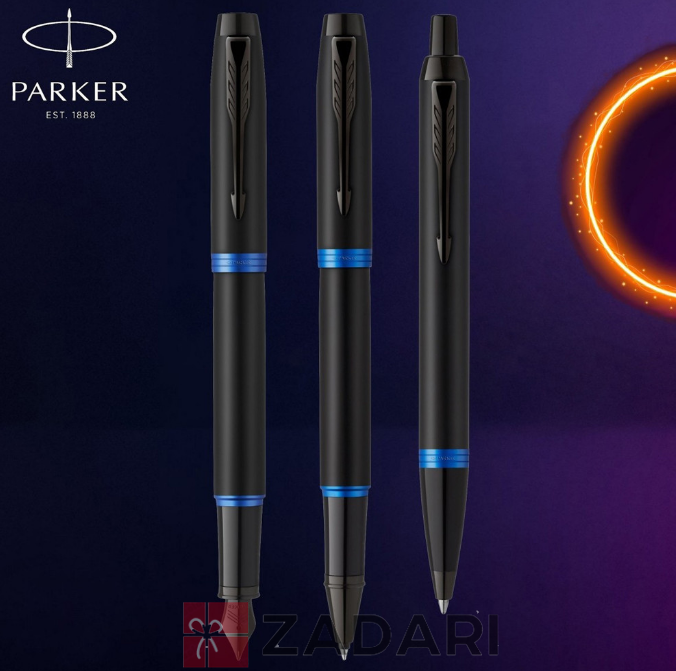 Ручка перова Parker IM 17 Professional Vibrant Rings Marine Blue BT FP F 27 011