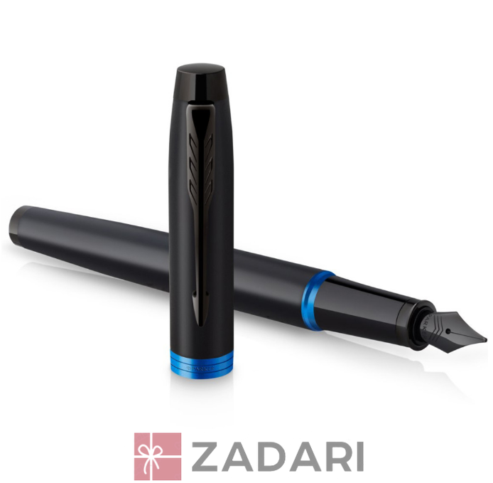 Ручка перова Parker IM 17 Professional Vibrant Rings Marine Blue BT FP F 27 011