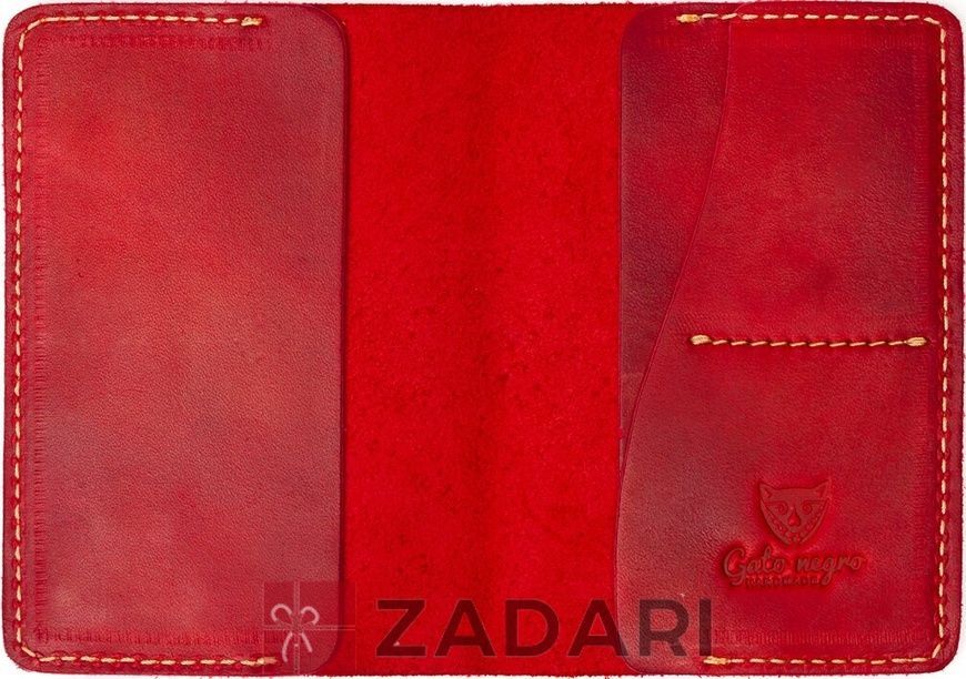 Обложка на паспорт Gato Negro Alfa Red GN240