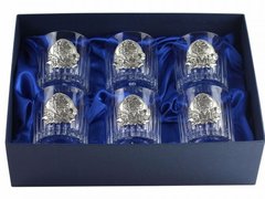 Набор хрустальных стаканов Boss Crystal "Бокалы директорские" 6 бокалов BCR6L