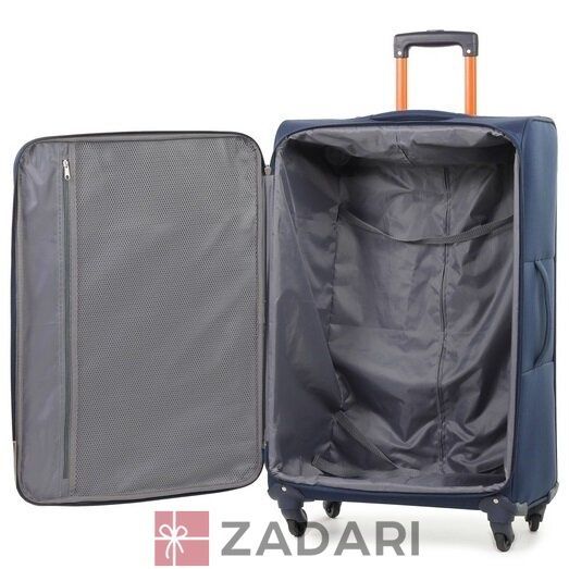 Чемодан великий Members Hi-Lite (L) Grey 922633