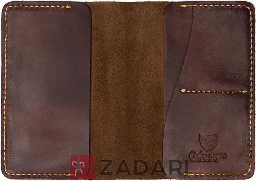 Обложка на паспорт Gato Negro Turtle-X Brown GN249