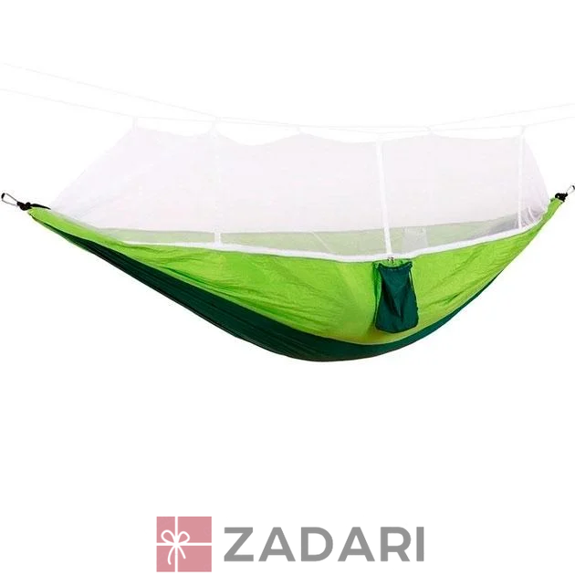 Гамак UKC Hammock Net туристический с москитной сеткой до 200 кг Зеленый RYT09-AER01