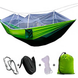 Гамак UKC Hammock Net туристический с москитной сеткой до 200 кг Зеленый RYT09-AER01