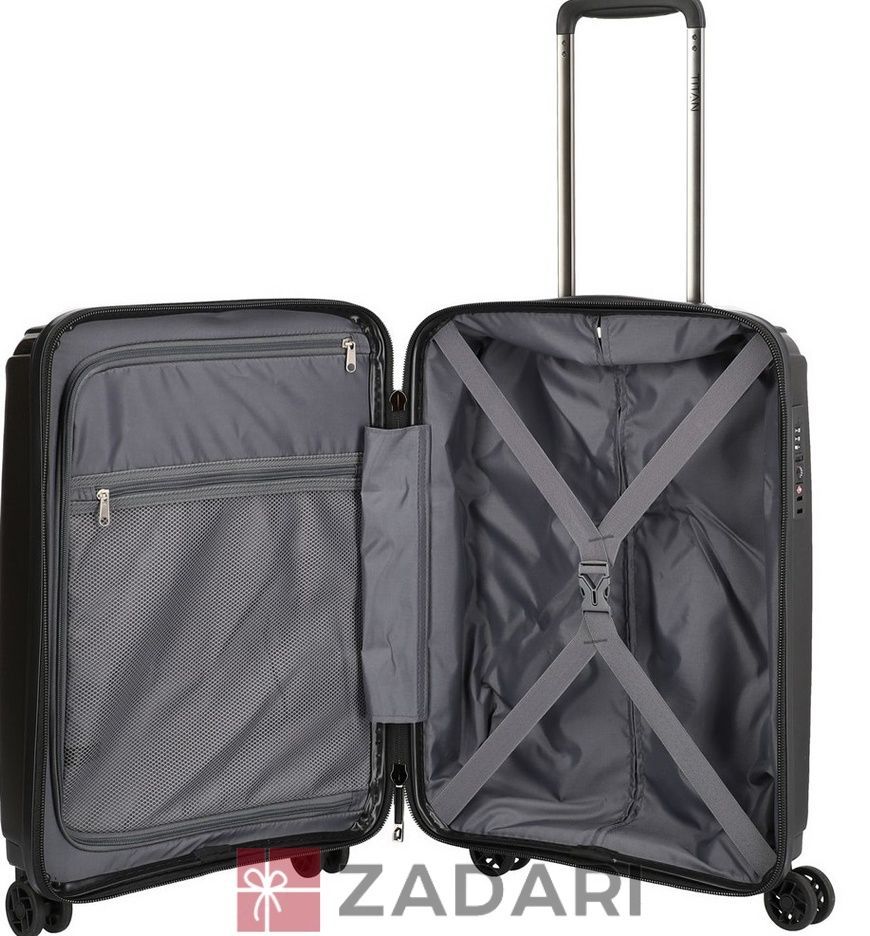 Чемодан на 4 колесах Titan PARADOXX/Black Uni S Маленький Ti833406-02
