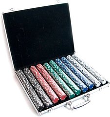 Набор для игры в покер Duke в алюминиевом кейсе 1000 фишек CG-111000