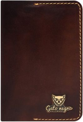 Обложка на паспорт Gato Negro Alfa Brown GN239