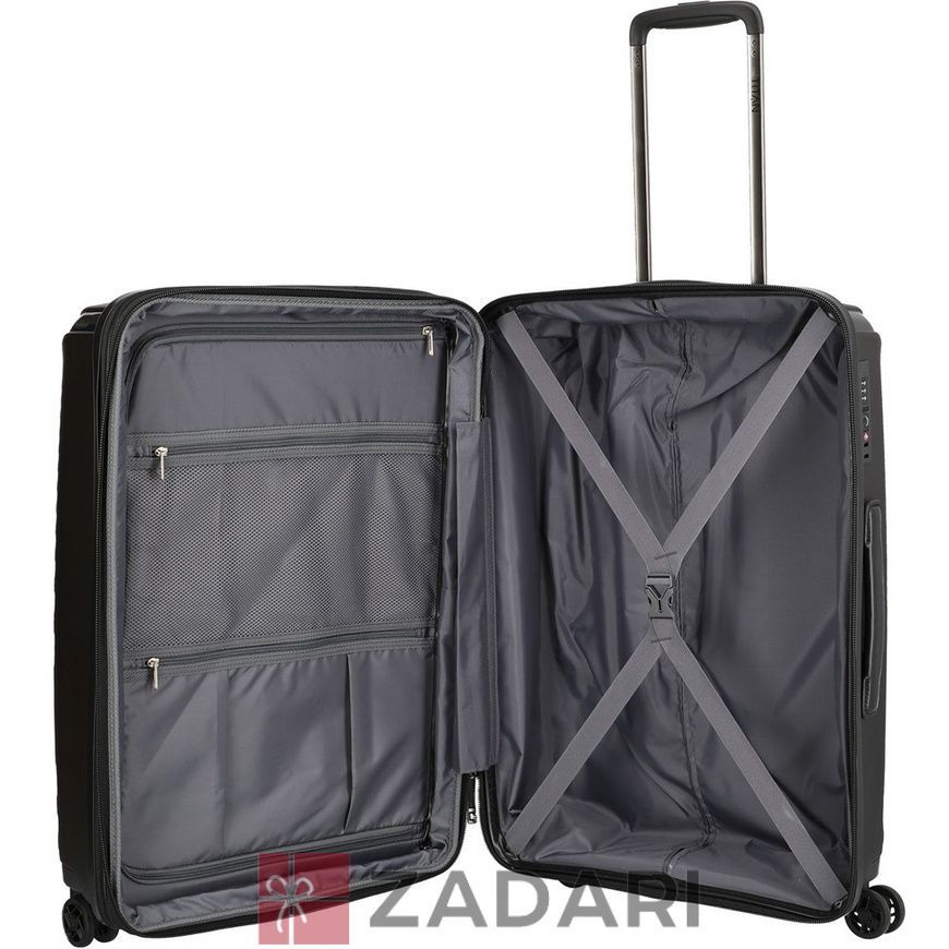 Чемодан на 4 колесах Titan PARADOXX/Black Uni M Средний Ti833405-02