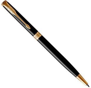 Шариковая ручка Parker SONNET 17 Slim Black Lacquer GT BP 86 031
