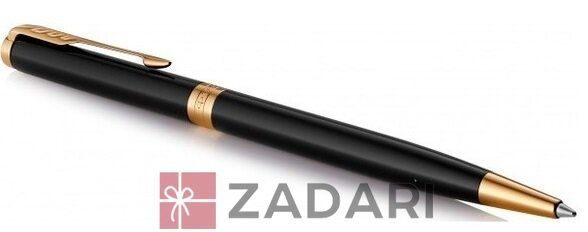 Кулькова ручка Parker SONNET 17 Slim Black Lacquer GT BP 86 031