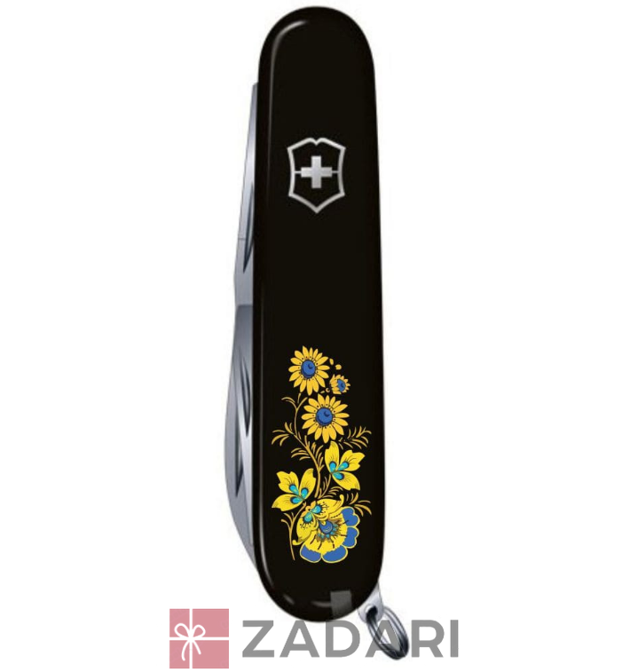 Складний ніж Victorinox SPARTAN UKRAINE Квіти 1.3603.3_T1050u