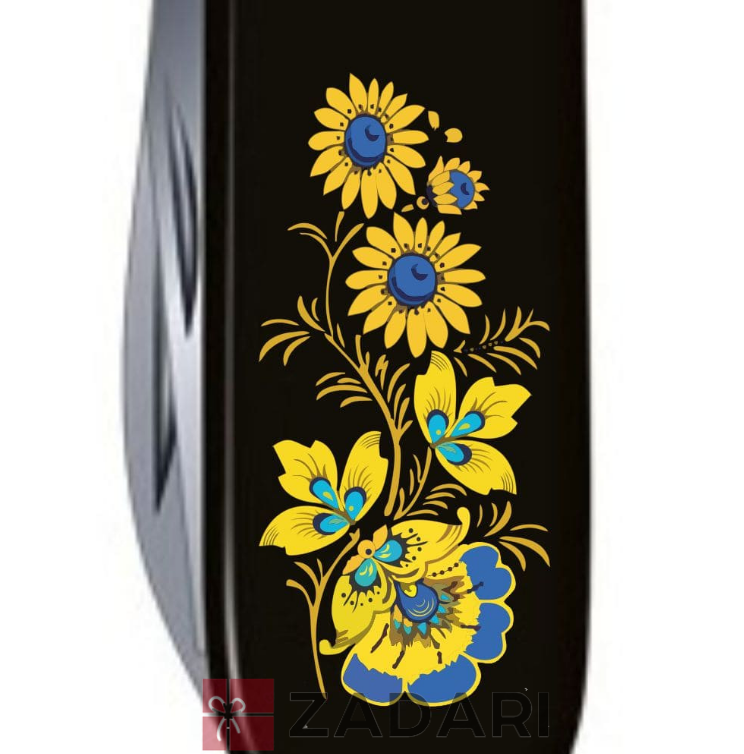 Складний ніж Victorinox SPARTAN UKRAINE Квіти 1.3603.3_T1050u