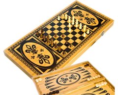 Игровой набор 2в1 шахматы/нарды бамбук В 6030-С