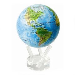 Гиро-глобус Solar Globe Mova "Физическая карта Мира" 11,4 см (MG-45-RBE)