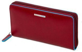 Портмоне женское Piqaudro BL SQUARE/Red на молнии с тремя отдел. PD3229B2_R