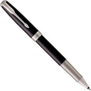 Ручка-роллер Parker SONNET 17 Black Lacquer CT RB 86 122