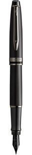 Ручка перова Waterman EXPERT Metallic Black Lacquer RT FP F 10046