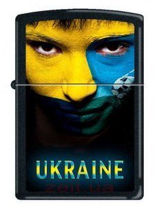 Зажигалка Zippo UKRAINE SOCCER FACE 218 US