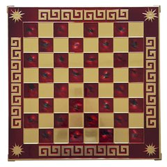 Доска шахматная красная Marinakis 086-5005