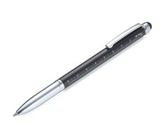 Шариковая ручка с линейкой и стилусом