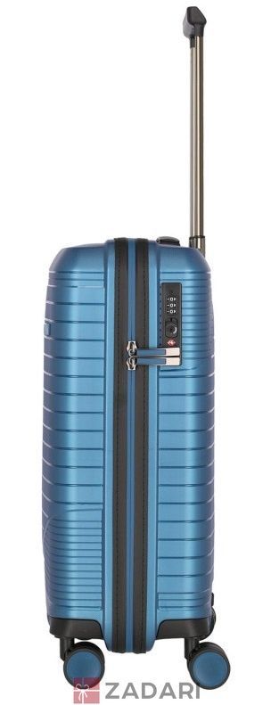 Валіза на 4 колесах Titan TRANSPORT/Petrol Metallic S Маленький синій Ti852406-22
