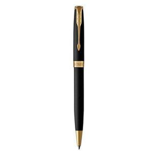Кулькова ручка Parker SONNET 17 Matte Black Lacquer GT BP 84 832