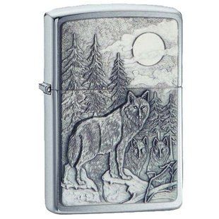 Зажигалка Zippo Timberwolves Emblem Brushed Chrome 20855