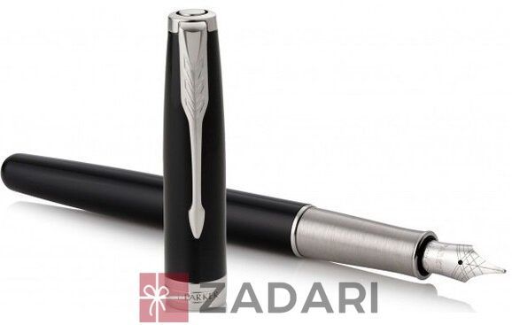 Чорнильна ручка Parker SONNET 17 Black Lacquer CT FP F 86 111
