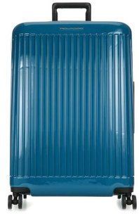 Чемодан на 4-х колесах синий Piquadro SEEKER70/Blue L Большой BV4428SK70_BLU