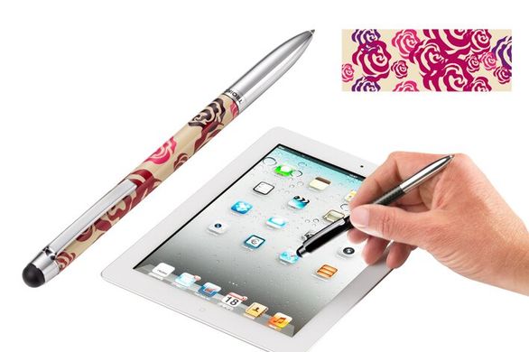 Шариковая ручка со стилусом для iPad и iPhone Fine carbone, цветная
