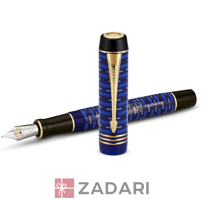 Ручка перова Parker DUOFOLD 100 LE Blue FP18-C F (Lim. Ed 100) 98 501