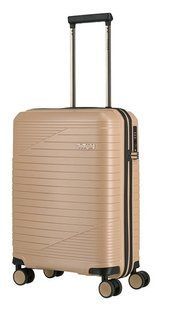 Чемодан на 4 колесах Titan TRANSPORT/Champagner Metallic S Маленький бежевый Ti852406-40