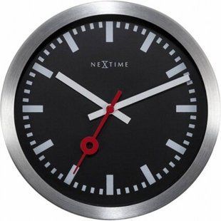 Часы настенные бесшумные NeXtime Station 19 3998STZW