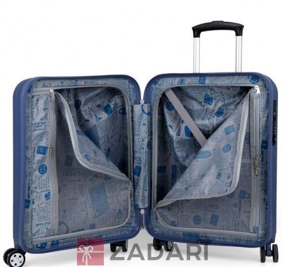 Малый чемодан Gabol Clever S Blue 37 л синий 927338